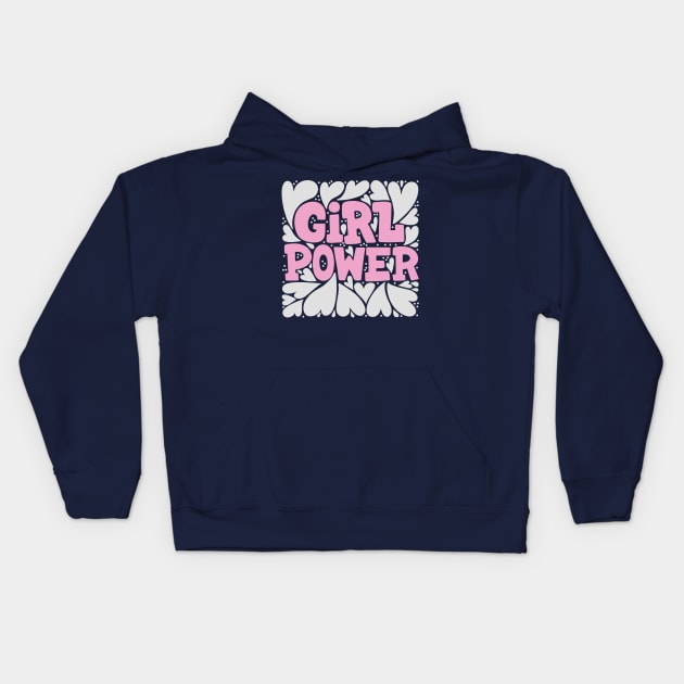 Girl power Kids Hoodie by Mashmuh